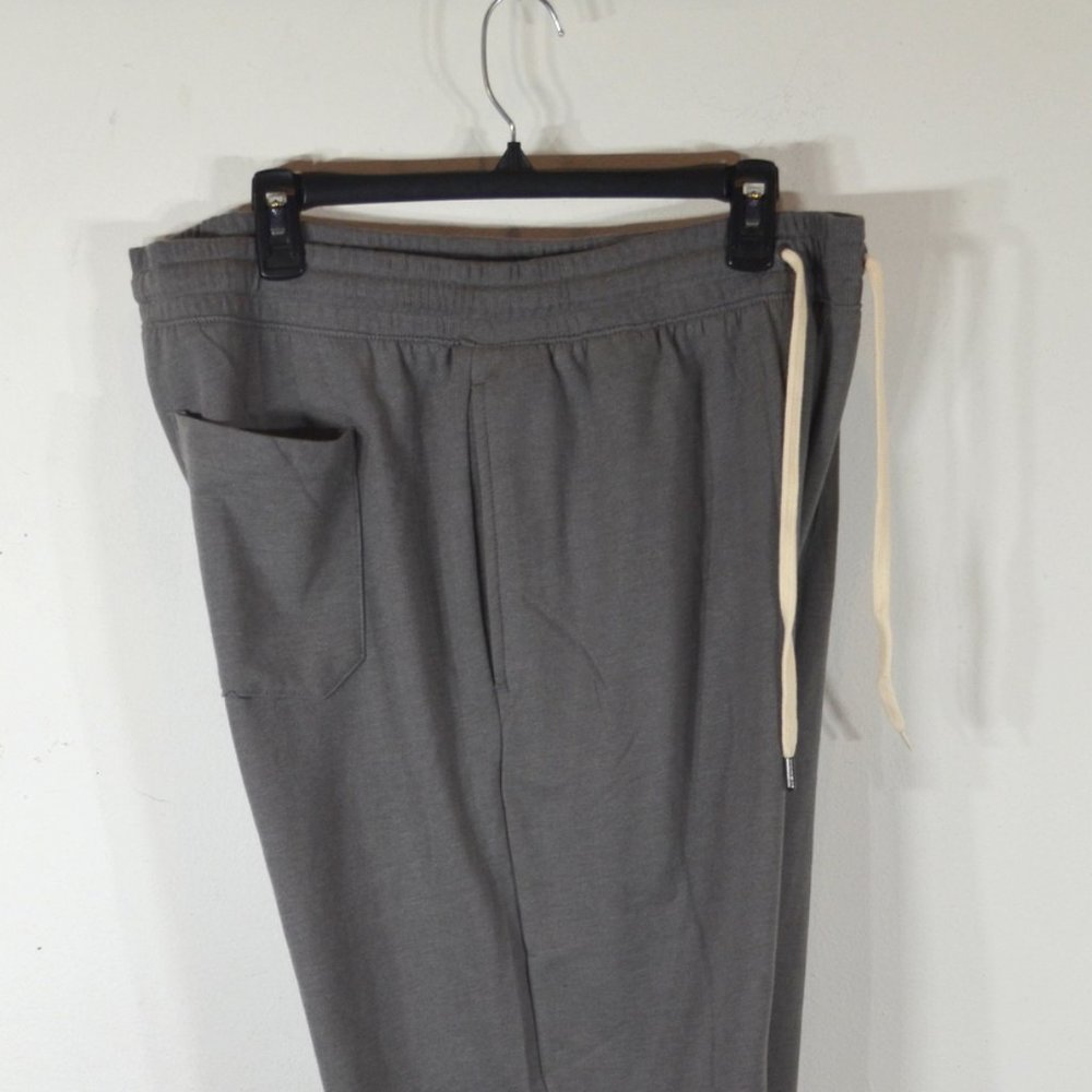 Onia Men's Solid Fleece Jogger Pants XL Gray MSRP85.00 NWT